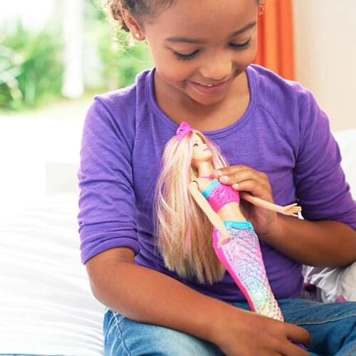 Original Brand Rainbow Lights Mermaid Accessories Doll Fe