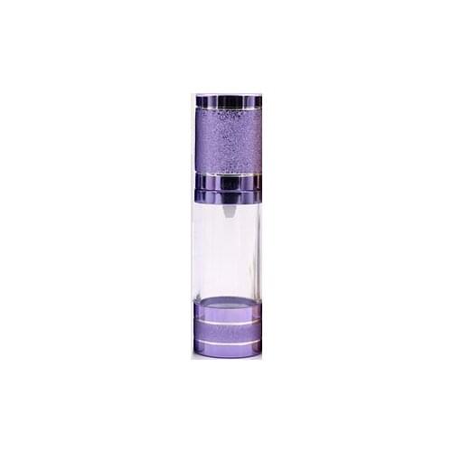 30ml purple pink lotion bottle with airless pump press AS Refillable Bottle Cosmetic Packaging Toiletry Container Wholesaler