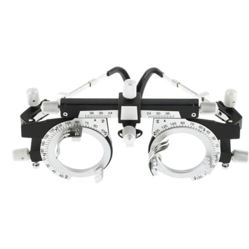 Adjustable Ultra Optical Trial Lens Frame Eye Test Glasses Optometry 48-80mm