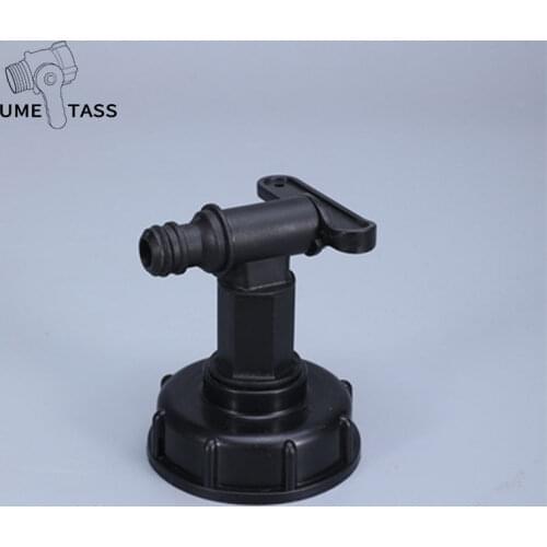 2x3/4" Thread Plastic IBC Tank Tap to 1/2" Garden Hose Connector Valve Hose Switch Fittings