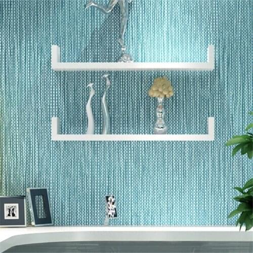 Wellyu Modern and simple Plaid Dark coffee Solid color Wallpaper Living room Bedroom Room TV background Stripe wallpaper