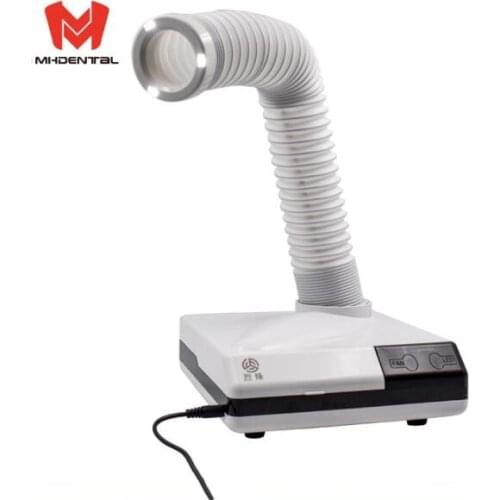 Dental Lab Vacuum Cleaner Suction Polisher Dust Collector 60W with LED Light