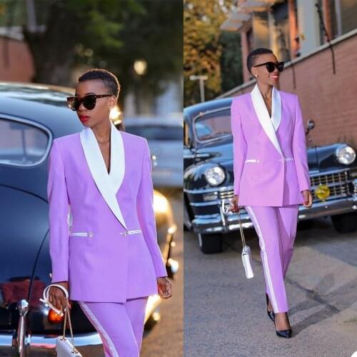 Shawl Lapel Women Blazer Pocket Two-Color Stitching Fashion Elegant Custom Made Suits Office Lady Casual Daily Coat