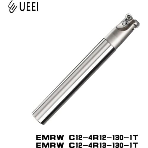 1pcs Round nose indexable End Mill EMRW C12-4R12-130-1T EMRW C12-4R13-130-1T 1Flut length 130mm