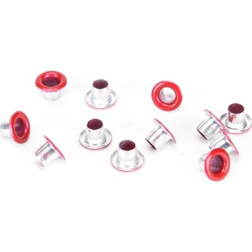 100pcs 3mm Scrapbook Eyelet Random Mixed Color Metal Eyelets For DIY Clothes New