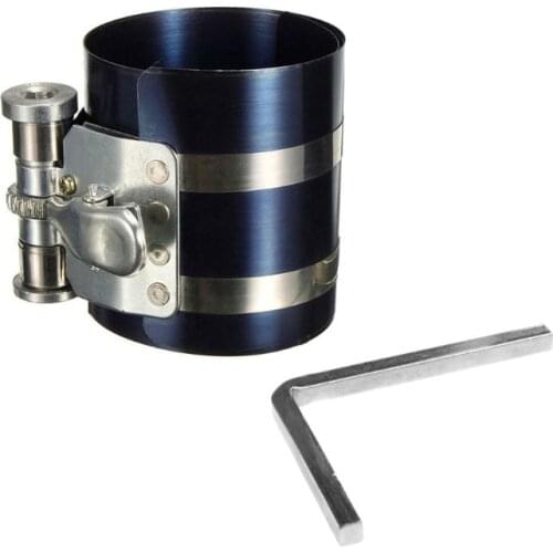 3\" Car Engine Piston Ring Compressor Tool Installer Band Ratcheting 53-125mm