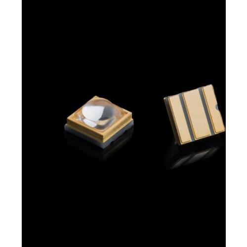 4545 UVC 270-280NM 2.2W Led High Power Light Bead 25-35MW 60° AIN Ceramic Substrate Quartz Glass Len UV Chip For Sterilization