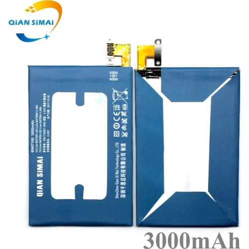 QiAN SiMAi 1PCS New 100% High Quality BN07100 Battery For HTC One M7 802T 802W 801E 801S 801N 802D Phone +Tracking Code