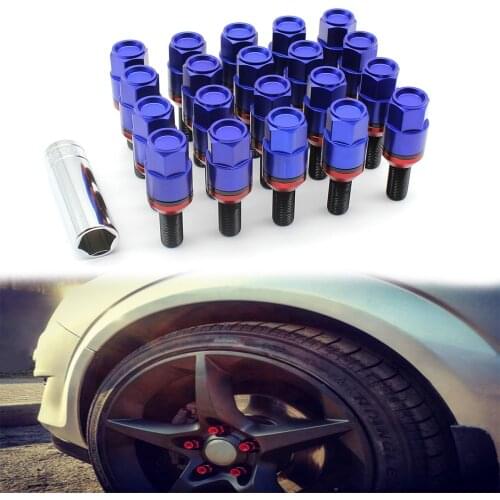 Car Wheel Bolts Hub Refit M12 M14x1.25 1.5 Bolt Nut Caps Protection Covers Caps Anti-Rust Auto Exterior General modelsHub Screw
