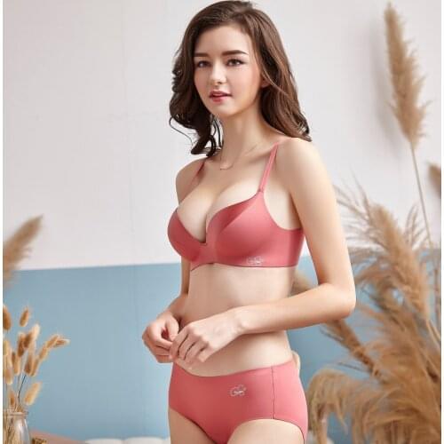 One Pieces Adjustable Bra Girls Wire Free Small Breasts Bra Tops Push Up Brassiere Seamless Underwear Bralette Section Received