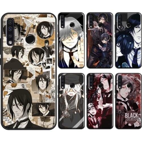 Black Butler Kuroshitsuji Sebastian Phone Case For Huawei Honor 20 Pro 4C 6C 7C 7A 8A 9A 7S 8S 8 9 10 Lite 10X 6X 8X 9X 10i