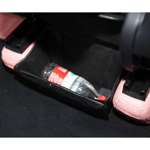 For Model Y 2021 Waterproof Under Seat Storage Tray Under Air Outlet Organizer Car Interior Items Container