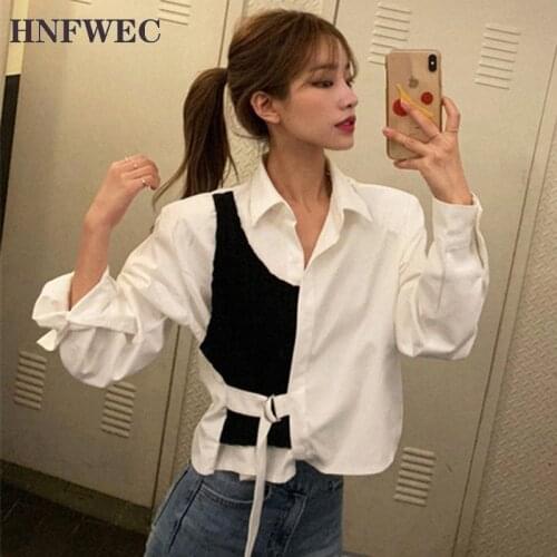 HNFWEC Knitted Blouses