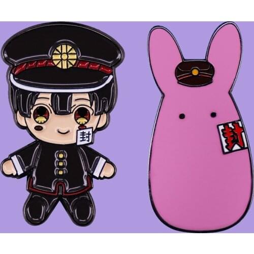 Jibaku Shounen Toilet Bound Hanako-kun Enamel Brooch Pin Backpack Hat Bag Lapel Pins Badges Fashion Jewelry Accessories