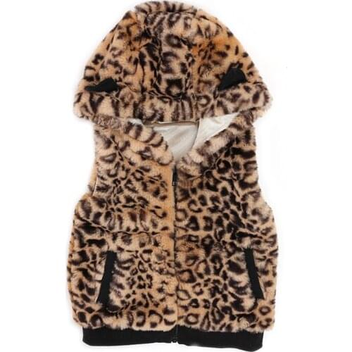 Kaiya Angel Toddler Kids Winter Outerwear Baby Girls Spring Autumn Clothes Faux Fur Waistcoat 2019 Boys Pocket Hoodie Clothes