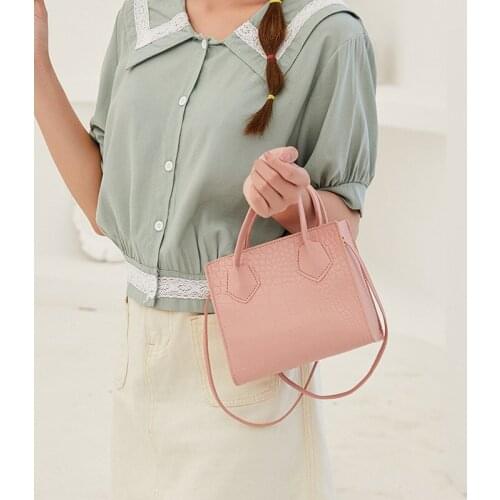 Fashion Trend Women Crocodile Pattern 2021 Crossbody Handbags Vintage Classic Solid Style Shoulder Bag Stylish Tote for Ladies