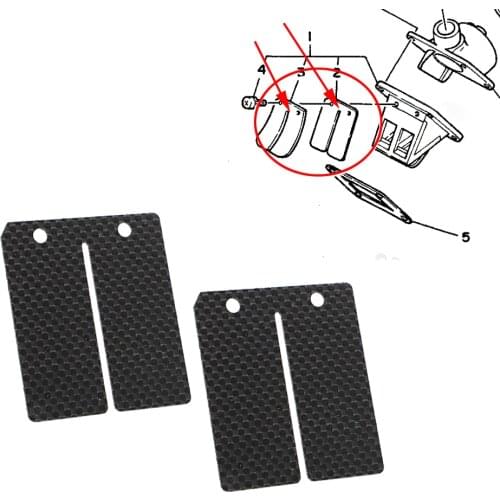 2 Piece Carbon Fiber Reed Valve Set For Yamaha DT100 DT125 DT175 RD350 RD300 RD250 RD400 RT180 TY250 YZ60 YZ80