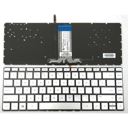 New For HP Pavilion M3-U M3-U000 M3-U001DX M3-U003DX M3-U100 M3-U101DX M3-U103DX M3-U105DX Silver Laptop Keyboard US Backlit