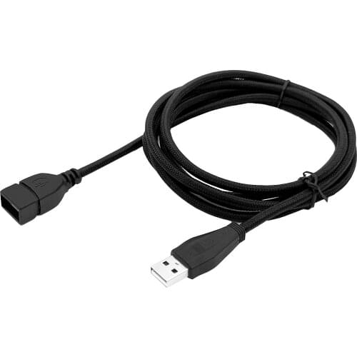 Braided USB 2.0 extension cable 1.8M Type A USB 2.0 male to female extension cord Nylon braiding for PC laptop PS4 TV