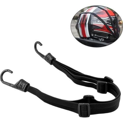 Motorcycle Helmet Straps Motorbike Accessories Hooks Luggage Retractable Elastic Rope Fixed Strap Motos Helmet Luggage Net