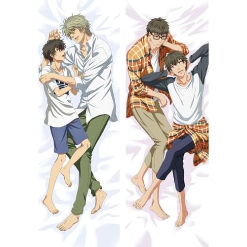 Super lovers Japanese anime Characters cool boy kaidou haru ren Male Dakimakura pillow cover Hugging body Throw Pillowcases
