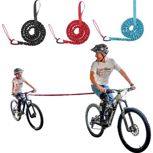 Bicycle Tow Rope MTB Road Parent-Child Nylon Rally Rope Bicycle Elastic Traction Rope For kids Outdoor Cycling Safety Equipment