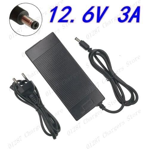 12.6V 3A Lithium Battery Charger for 3S 10.8V 11.1V 12V li-ion polymer batterry Fishing light Charger Electric drill Charger