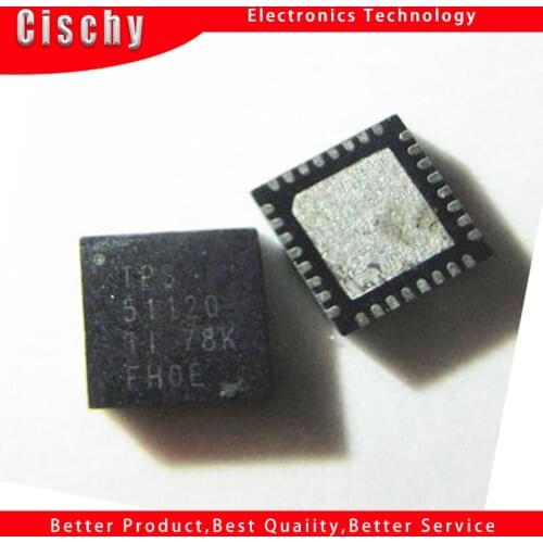 1pcs TPS51125 TPS51116 TPS51117 TPS51120 TPS51124 TPS51123 QFN