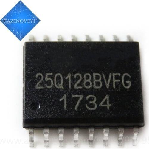 10pcs/lot W25Q128BVFG 25Q128BVFG 25Q128 SOP-16 128M X 1 SPI BUS SERIAL EEPROM In Stock
