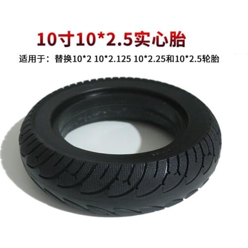10x2.5 Solid Tire 10 Inch Substitute Driving Electric Scooter Explosion Proof Solid Tire 10x2.125/2.25 Universal