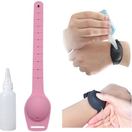 Watch Belt Watchbands 3PCS Hand Sanitizer Dispensing Portable Bracelet Wristband Hand Dispenser браслет для часов 애플워치 스트랩