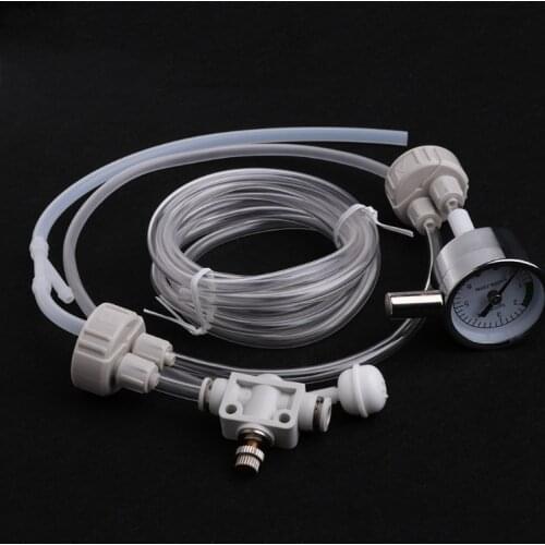 Aquarium DIY CO2 Generator System Kit With Pressure Guage Water Plants D201 Tool N58A