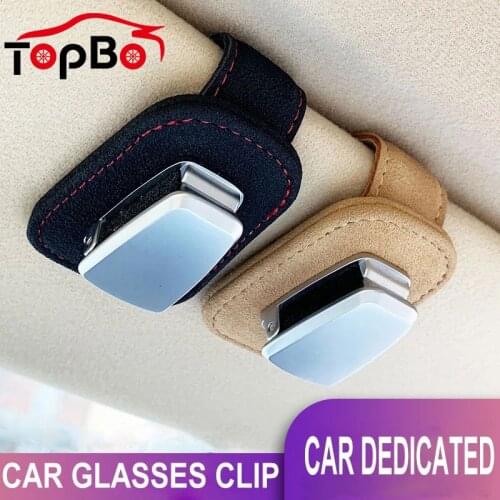 Car Glasses Cases Ticket Storage Card Clamp Interior Car Sun Visor Sunglasses Holder Auto Fastener Ticket Clip Glasses Holder