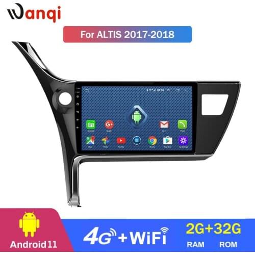 10.1 inch 4G Lte All Netcom Android 8.0 Car Navigation GPS for Toyota Corolla Altis 2017-2018 Support Stereo Audio Radio NO DVD
