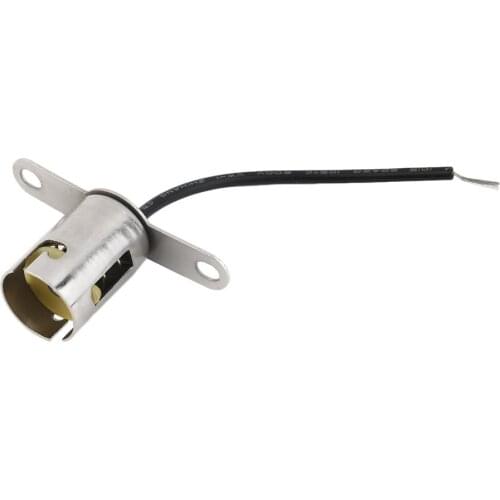 BA15s 1156 Bayonet Led Light Bulb Socket Auto Lamp Holder Base For Car Truck Tail Light Single Contact Snap-In Socket Assembly