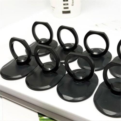 Black Oval Finger Ring Holder Cat For iPhone XS MAX XR 7 Mount Holder Stand Mobile Phone Finger Phone Stand Tablet For Xiaomi