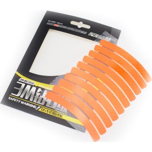 Childrens Balance Scooter Reflective Strip Scooter Stickers Kids Bike Wheel Set Reflective Stickers Night Safety Stickers