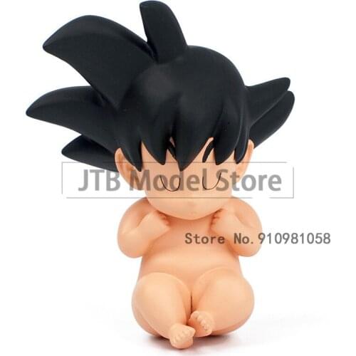 Dragon Ball Action Figure Anime Q Version Baby Son Goku BB Monkey King DBZ 8CM PVC Hand Model Desktop Ornament Gift Doll Figma