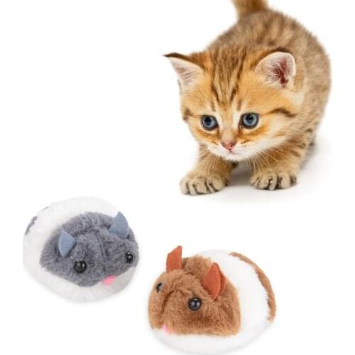 Interactive Cat Chew Toy Creative Simulation Plush Mice Shaped Toys For Cat Bite Resistant Cleaning Teeth Pet Cats Toy Supplies