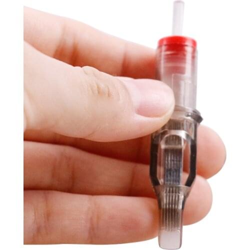 10Pcs Tattoo Cartridge Needles Dr.Pen Disposable Semi-Permanent Makeup Eyebrow Tattoo Pen Machine 5RM/7RM/9RM/11RM/13RM/15RM