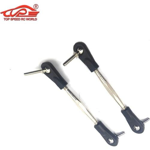 Steering Pull Rod Set with Ball Joint for 1/5 RC CAR HPI ROFUN BAHA ROVAN BAJA KM 5B 5T SC TRUCK PARTS