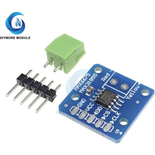 MAX31855 Module K Type Thermocouple Temperature Sensor Breakout Board DC3-5V SPI Interface Temperature Meter Diy Kit For Arduino