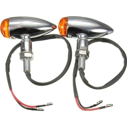 Motorcycle Bullet Turn Signal Indicator Light Lamp For Harley Chopper