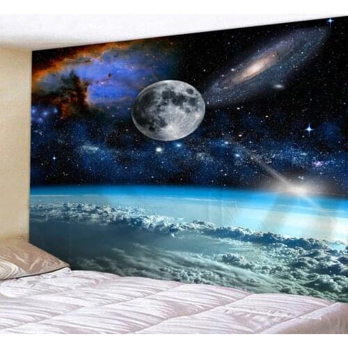 The Outer Space Tapestry 3D Printed Living Room Bedroom Decoration Sandy Beach Picnic Towel
