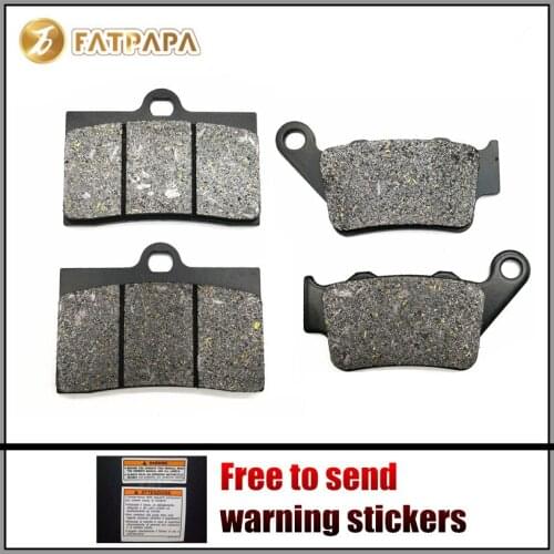New Arrivals Motorcycle Accessories F + R Disc Brake Pads Set Fit For KTM 400 / 620 Duc LC4 Duke400 1995 1996 1997 1994-1998