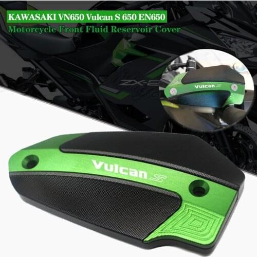 For KAWASAKI Vulcan S 650 VN650 EN650 Vulcans 2015 2016 2017 Motorcycle Front Fluid Reservoir Cover Cylinder Brake Cap