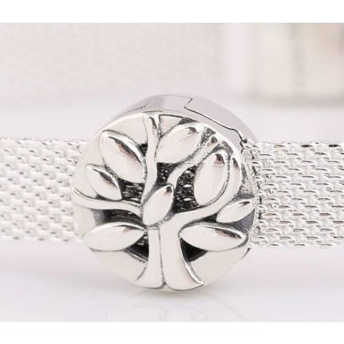 Authentic S925 Silver Reflexions Tree of Life Clip Charms fit Lady Bracelet Bangle DIY Jewelry