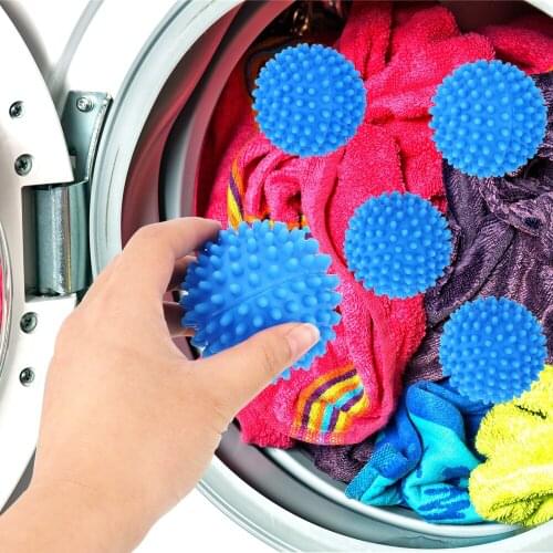For Washing Machine Magic Washing Tool Laundry Balls Reusable Cleaning Drying Fabric Softener Ball PVC Dryer Balls