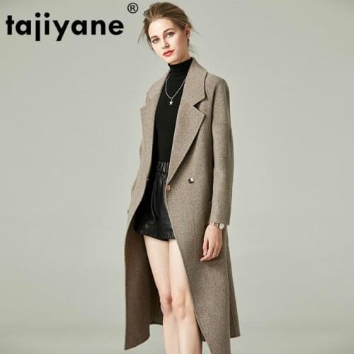 Tajiyane Winter Coat Women Cashmere Woman Jacket Wool Coat Female Long Womens Coats and Jackets Veste Femme Fsz-19038 WPY680