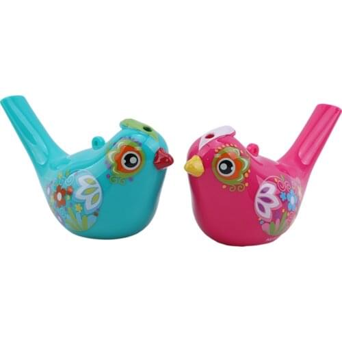 Coloured Drawing Bird Whistle Musical Instrument Kid Early Learning Educational Children Gift Toy Safety Bath Time Musical Toy